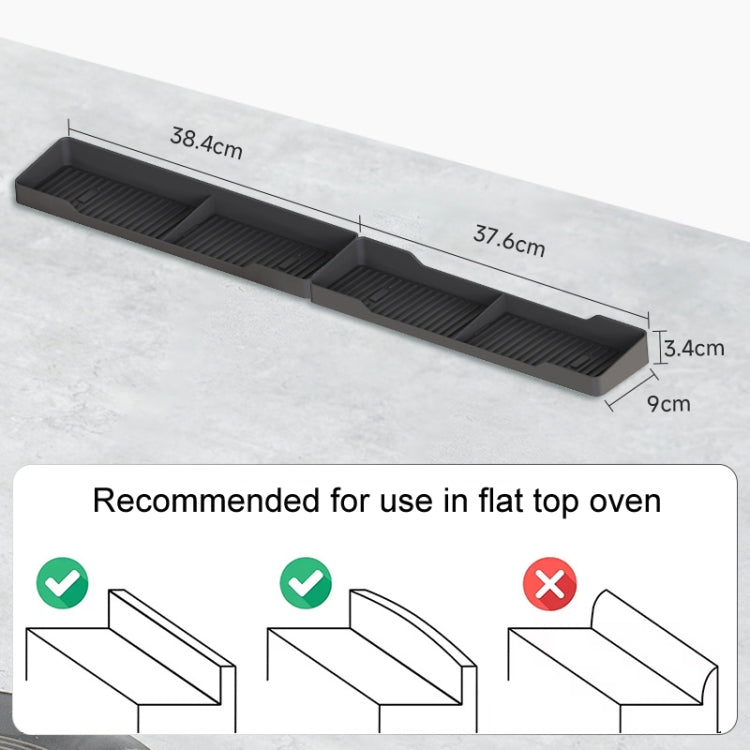 1pair Kitchen Silicone Oven Storage Rack Integrated Roaster Spice Organizer-Reluova