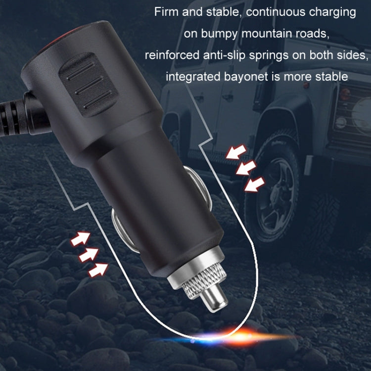 1 to 4 Q3.0 Car Cigarette Lighter Fast Charging 120W Car Conversion Plug