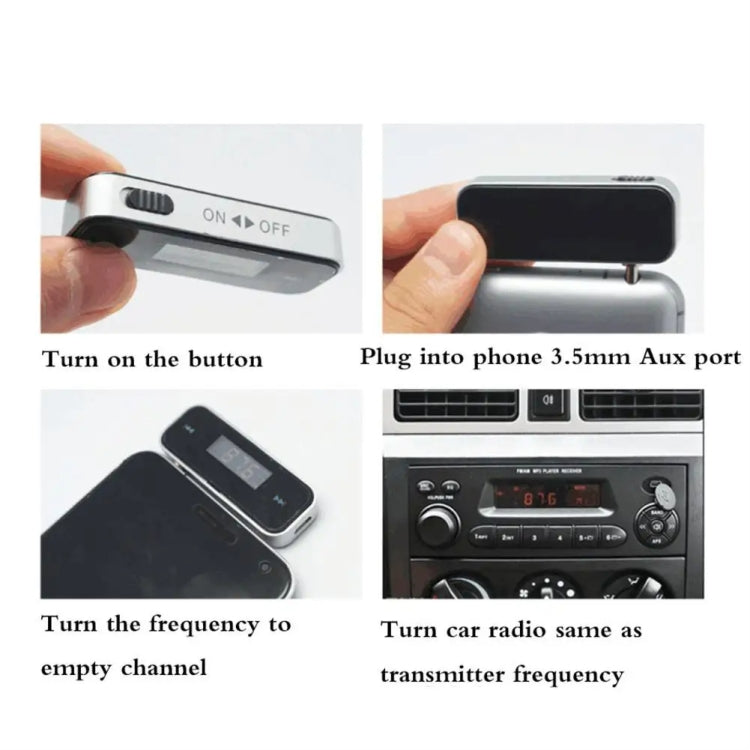 FM-01 3.5mm Music Audio FM Transmitter Mini Wireless Car MP3 Player ÎҵÄÉ̵ê