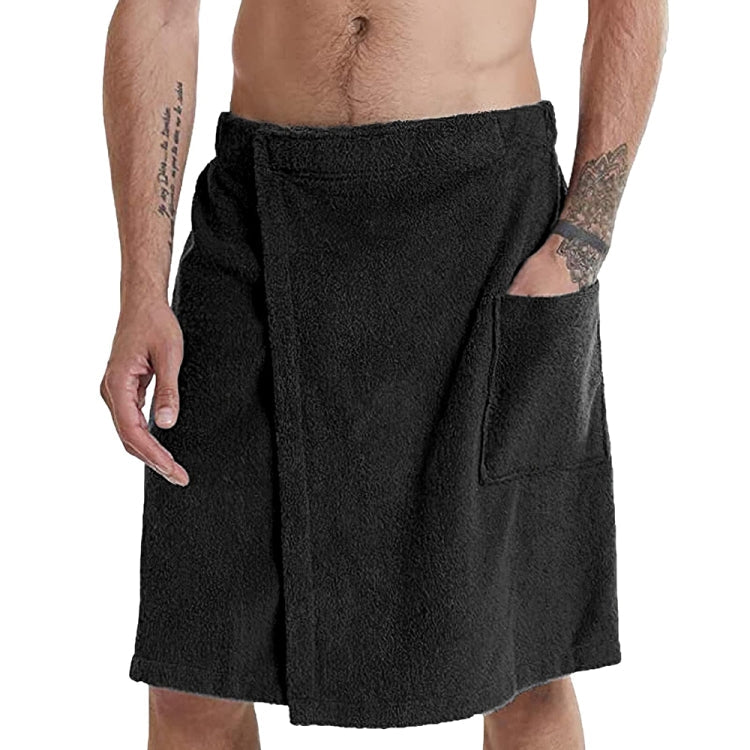 Adjustable Sticky Beach Towel Shower Room Men Wearable Bathrobe with Pockets My Store