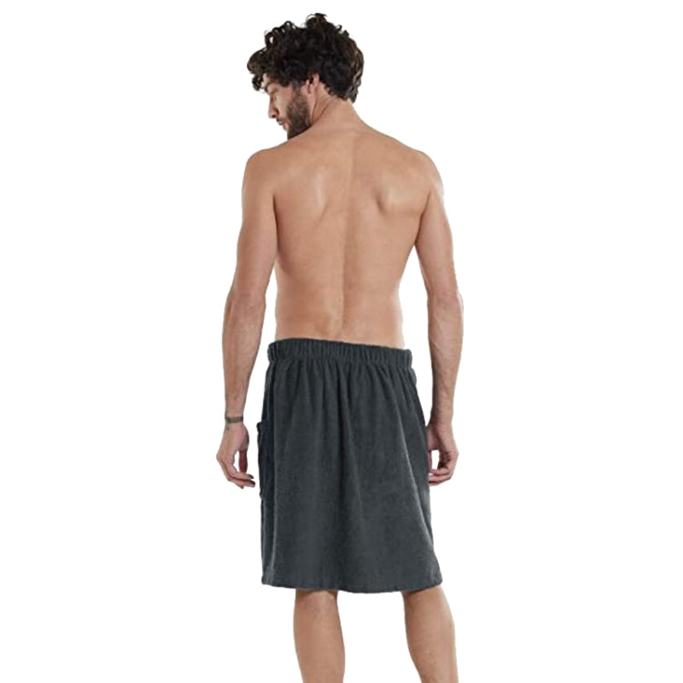 Adjustable Sticky Beach Towel Shower Room Men Wearable Bathrobe with Pockets My Store