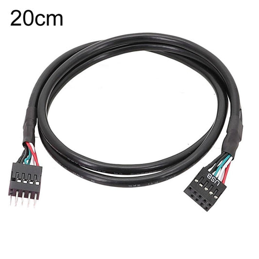 Motherboard 9Pin USB2.0 Extension Cable 26AWG Double Shielded Cord