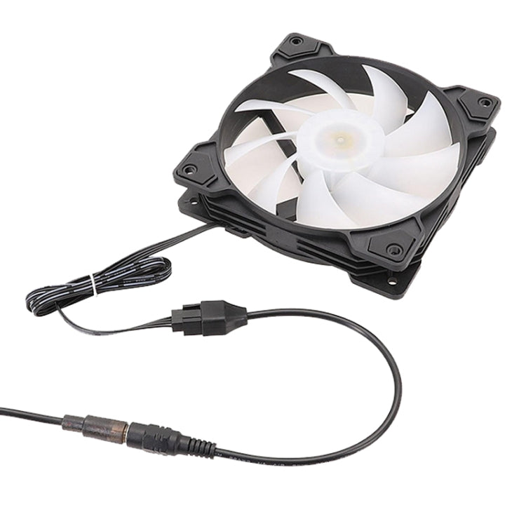 DC5521 Power Adapter To 12V Computer Case 4Pin Fan Cable