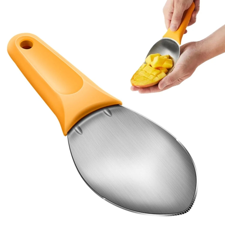 Mango Slicing and Dicing Tool Multifunctional Stainless Steel Fruit Peel Separator