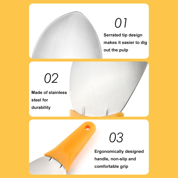 Mango Slicing and Dicing Tool Multifunctional Stainless Steel Fruit Peel Separator