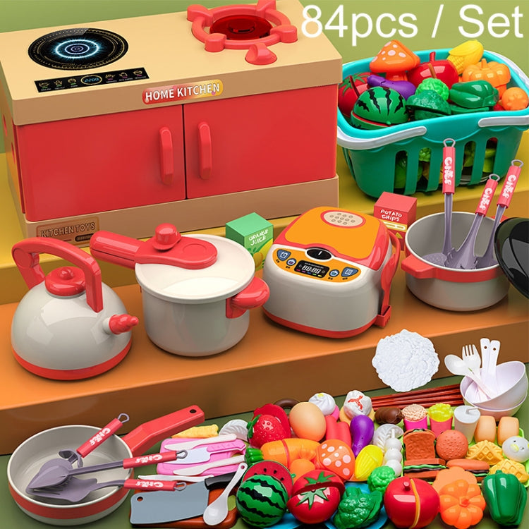 Children Simulation Kitchen Cooking Toys Pretend Play Educational Toys Set Reluova