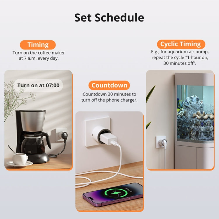 Smart WiFi Socket Electricity Time Switching Voice Control Reluova