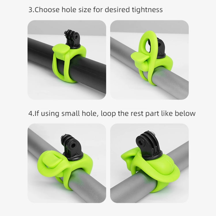 TELESIN TLQ-005 Elastic Quick Release Stand Multi-functional Fixed Silicone Strap Accessories My Store