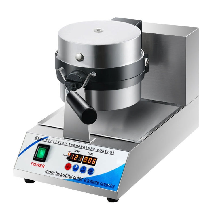 1200W  Commercial Waffle Maker Stainless Steel Rotatable Waffle Machine