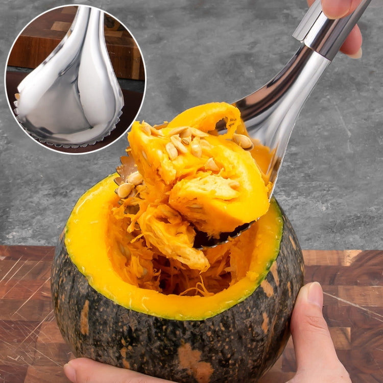 Stainless Steel Pumpkin Scooper Multi-functional Manual Corer Fruit Flesh Separator