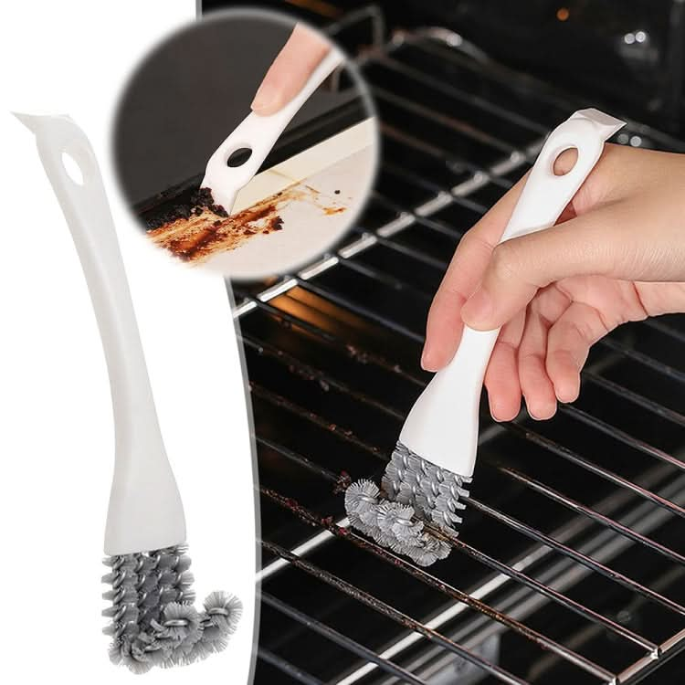 3pcs 2-in-1 Kitchen Stove Cleaning Brush Shovel Barbecue Rack Cleaning Brush-Reluova