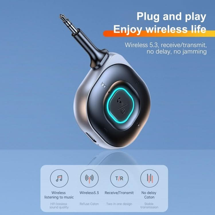 Car AUX Bluetooth 5.3 Audio Receiver Transmitter