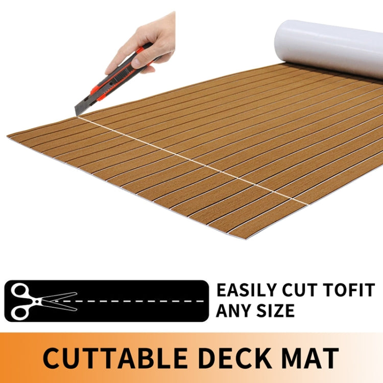 Yacht RV Modification Imitation Teak Floor EVA Anti-slip Mat