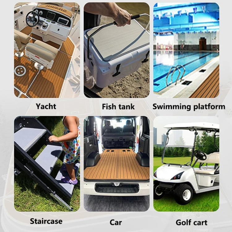 Yacht RV Modification Imitation Teak Floor EVA Anti-slip Mat