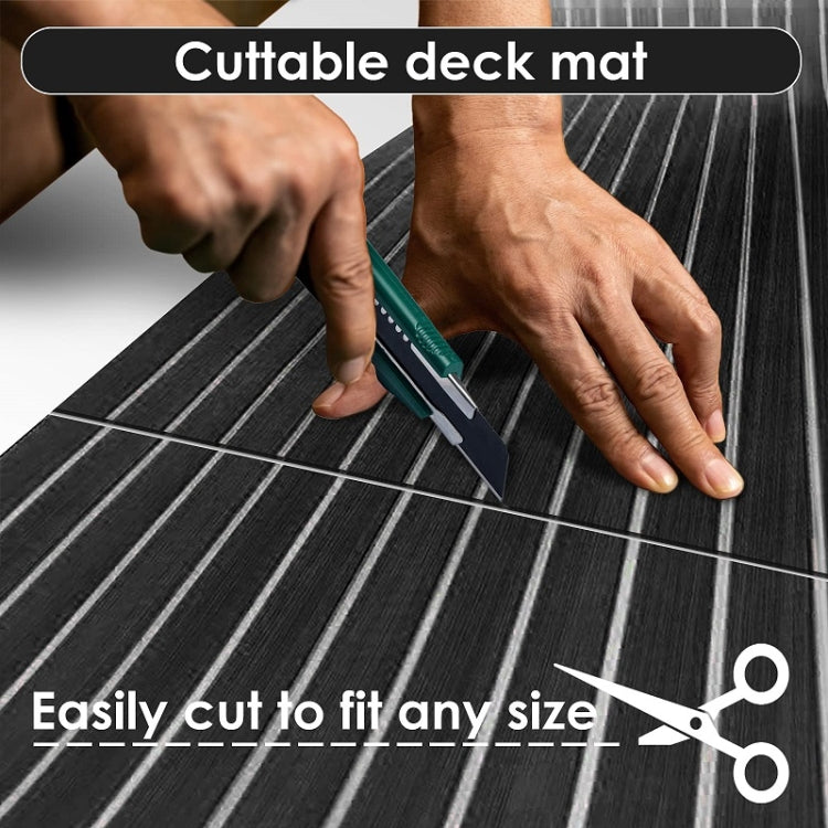 Yacht Imitation Teak Anti-Slip Deck EVA Mat