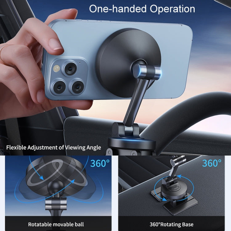 Center Console 360 Rotating Magnetic Car Phone Holder Zinc Alloy Automotive Navigation Bracket ÎҵÄÉ̵ê