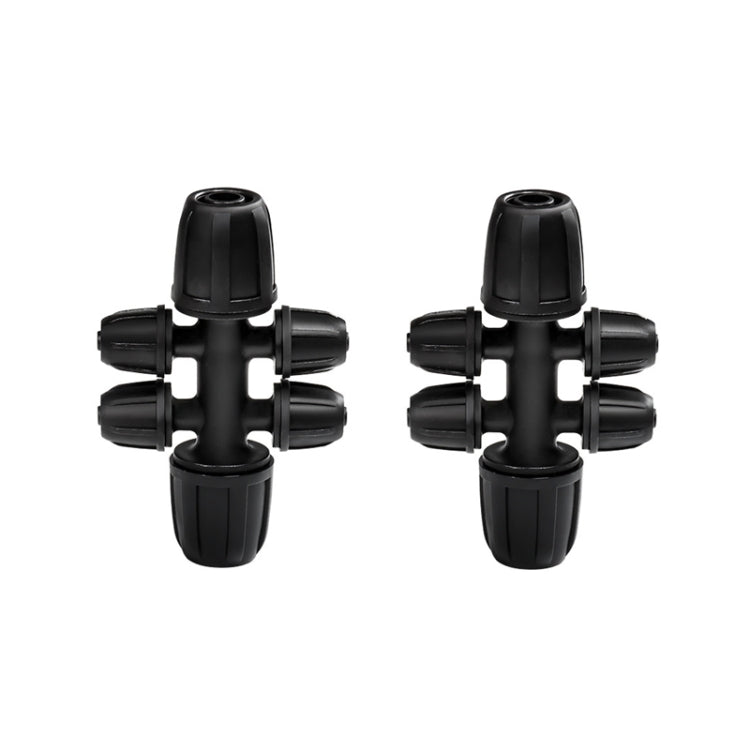 2pcs 8/11 To 4/7 Dual Locking Reducer Drip Irrigation Fittings Gardening Hose Sprinkler Connector