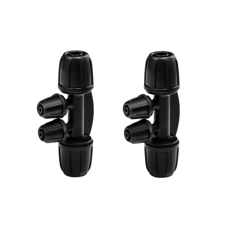 2pcs 8/11 To 4/7 Dual Locking Reducer Drip Irrigation Fittings Gardening Hose Sprinkler Connector