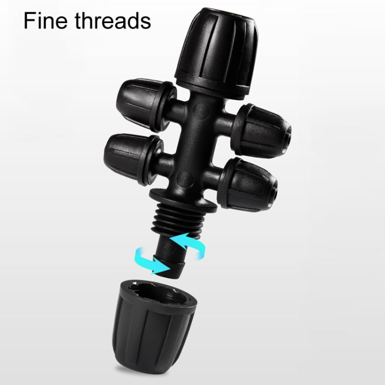 2pcs 8/11 To 4/7 Dual Locking Reducer Drip Irrigation Fittings Gardening Hose Sprinkler Connector