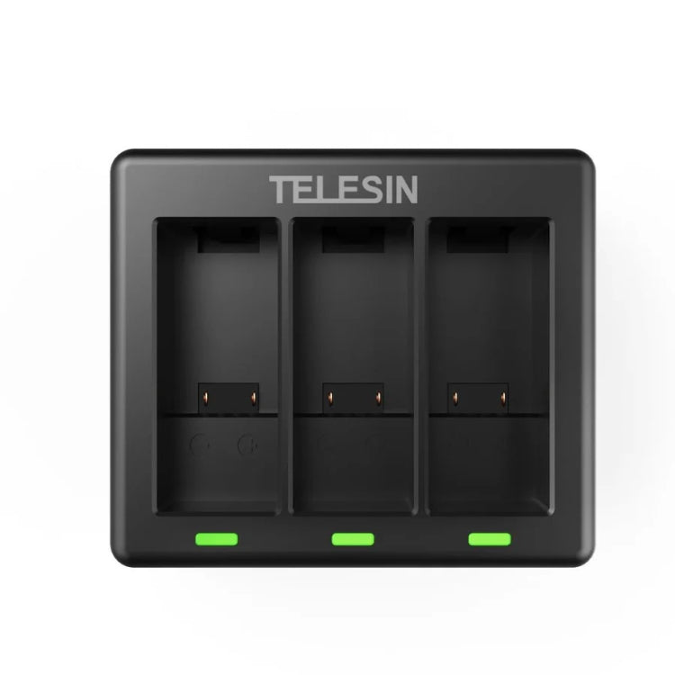 TELESIN GP-BCG-902 Battery 3 Slots Charger For GoPro HERO12 Black / HERO11 Black / HERO10 Black / HERO9 Black My Store