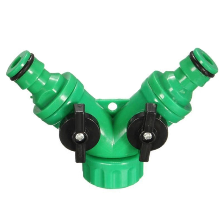 2 Way Garden Plumbing Hose Quick Connect Switch Horticultural Irrigation Faucet Ball Valve-Reluova