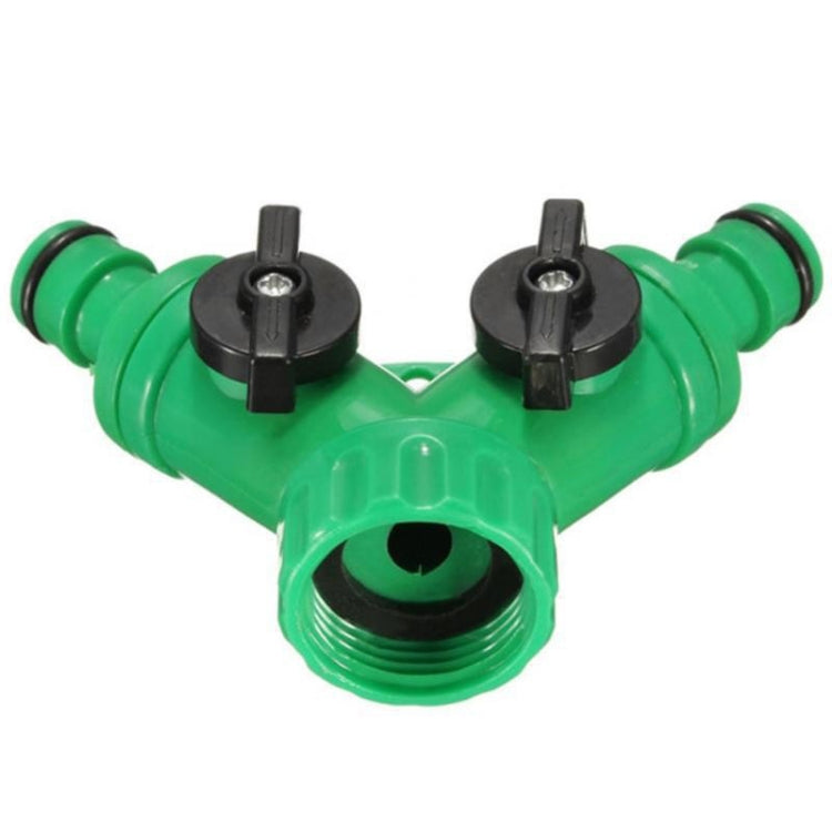 2 Way Garden Plumbing Hose Quick Connect Switch Horticultural Irrigation Faucet Ball Valve