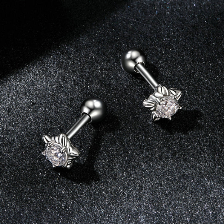 S925 Sterling Silver Moissanite Star Thread Earrings My Store