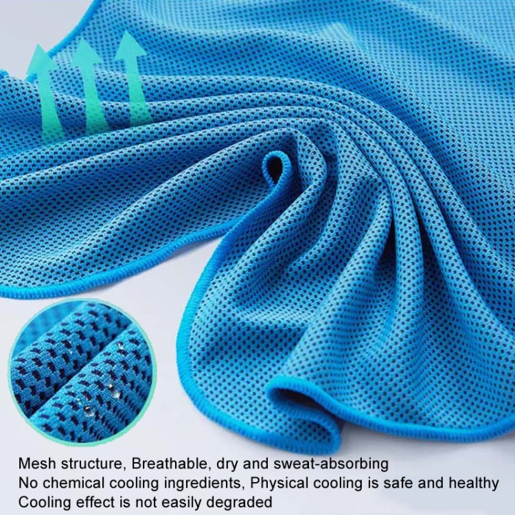 U Shape Cold Feeling Hooded Towel Beach Camping Fitness Sun Protection Quick Drying Sports Cooling Headband My Store