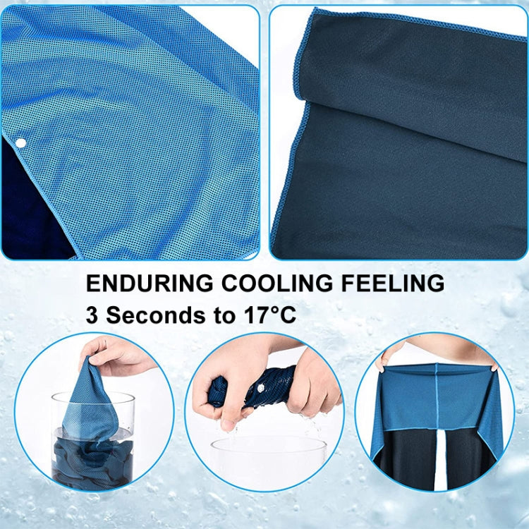 U Shape Cold Feeling Hooded Towel Beach Camping Fitness Sun Protection Quick Drying Sports Cooling Headband My Store