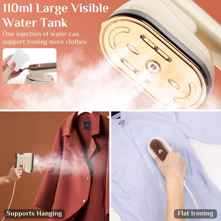 2-in-1 800W Handheld Household Wet and Dry Steam Iron Steam Hanging Iron