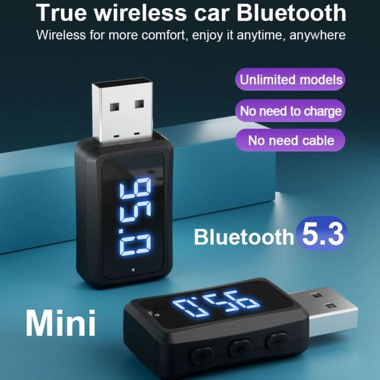 T60 Bluetooth 5.3 Audio Receiver Transmitter Car Radio USB FM Bluetooth Receiver