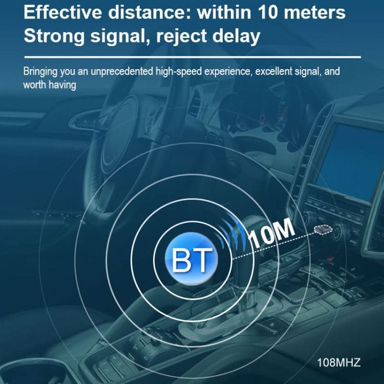 T60 Bluetooth 5.3 Audio Receiver Transmitter Car Radio USB FM Bluetooth Receiver