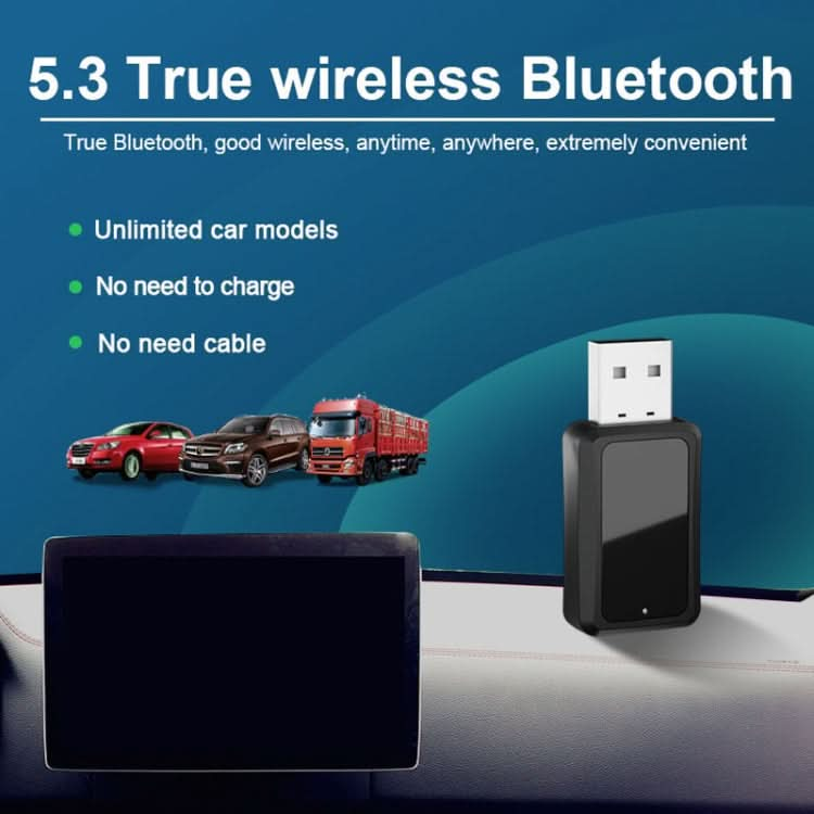 T60 Bluetooth 5.3 Audio Receiver Transmitter Car Radio USB FM Bluetooth Receiver