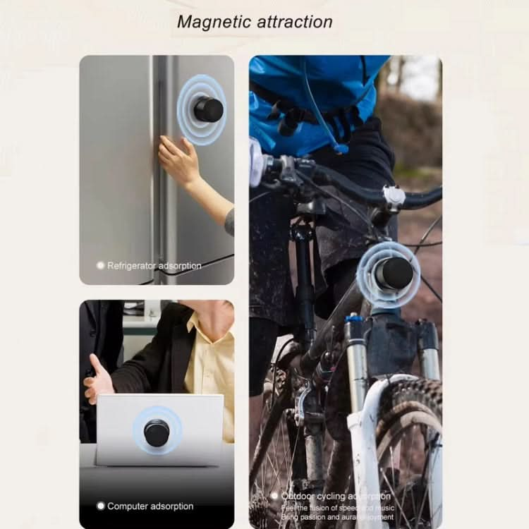 Magnetic Wireless Bluetooth Speaker Subwoofer Mini Portable TWS Mobile Phone Speaker