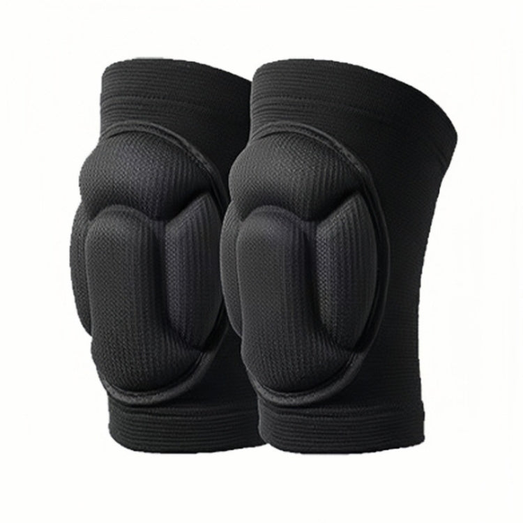 Turtle Shell Sponge Knee Pads Knitted Elbow Pads Thickened Anti-fall Yoga Roller Skating Cycling Protector