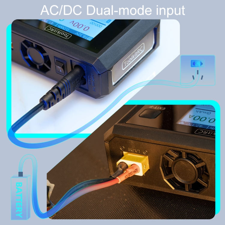 ToolkitRC M7AC Airplane And Car Model Li-Po Battery Balance Charger Reluova