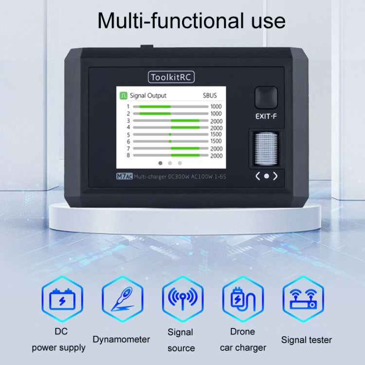 ToolkitRC M7AC Airplane And Car Model Li-Po Battery Balance Charger Reluova