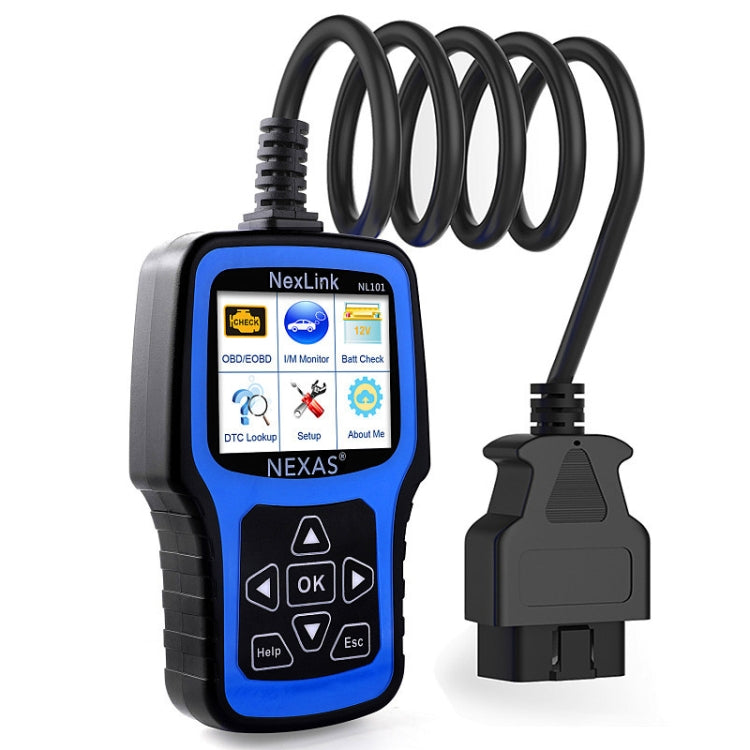 Nexas NL101 Universal OBD2 Scanner Diagnostic Tool & Battery Tester With OBDII