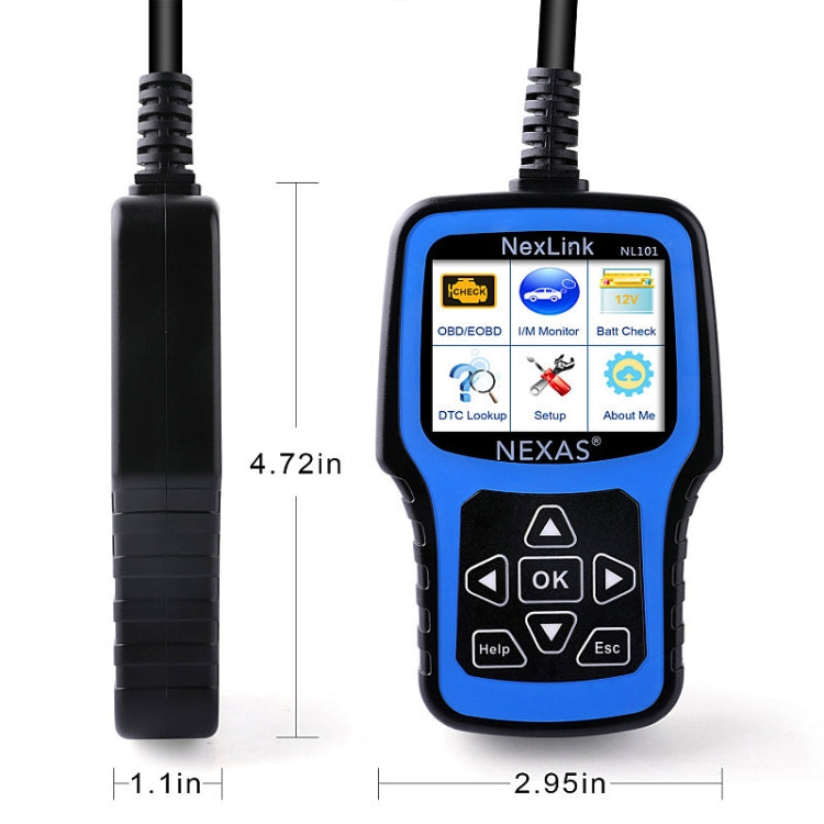 Nexas NL101 Universal OBD2 Scanner Diagnostic Tool & Battery Tester With OBDII ÎҵÄÉ̵ê