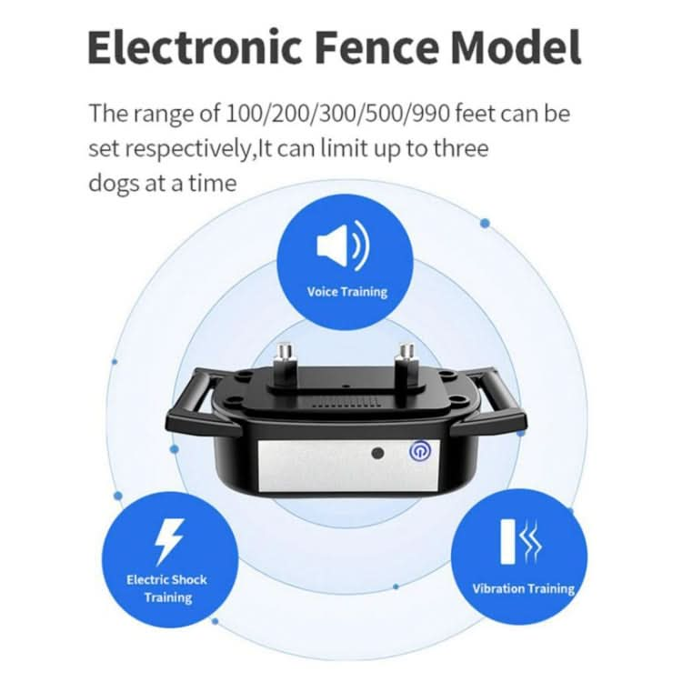 Pet Electronic Fence Wireless Dog Trainer Smart Electric Shock Dog Collar - Reluova