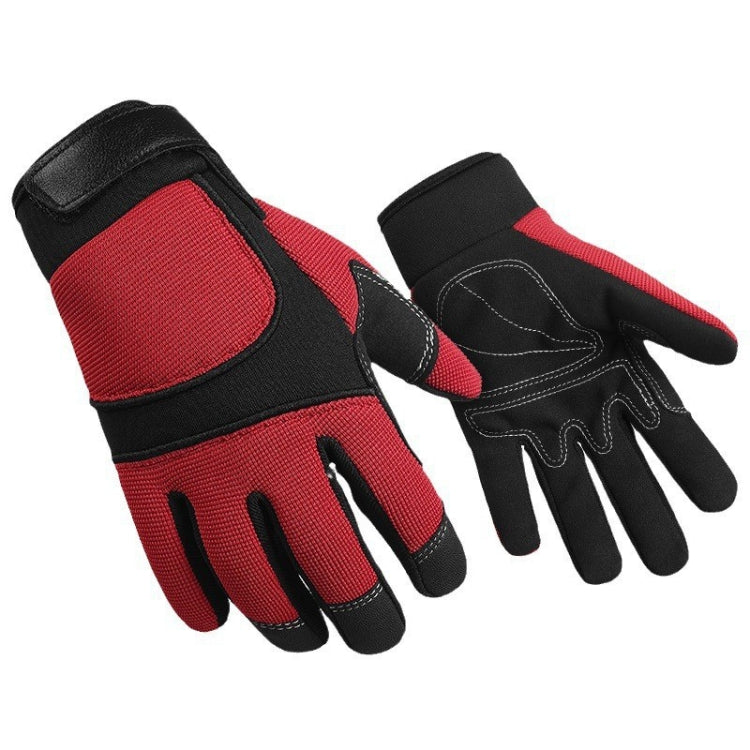 1pair Children Full Finger Breathable Anti-Fall Riding Gloves Outdoor Bicycle Protective Gloves