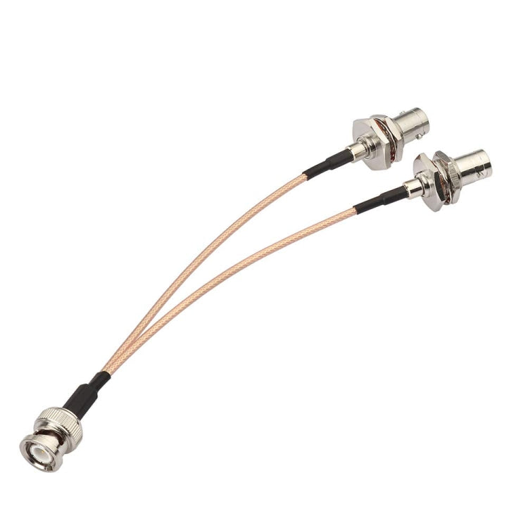 BNC Male To Dual BNC Female RG316 Wire Coaxial Connector My Store