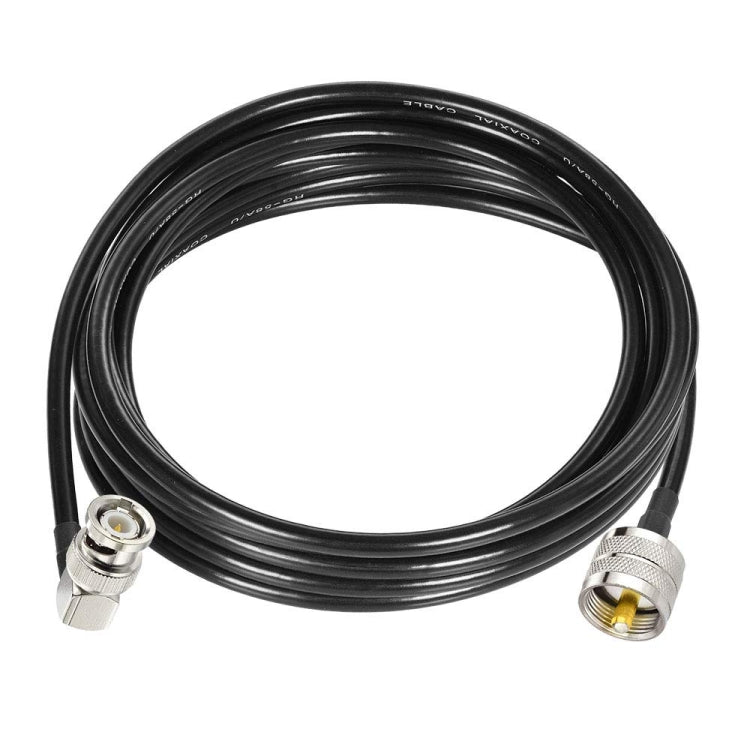 BNC Male Right Angle To UHF PL259 Male RG58 Coaxial Cable My Store