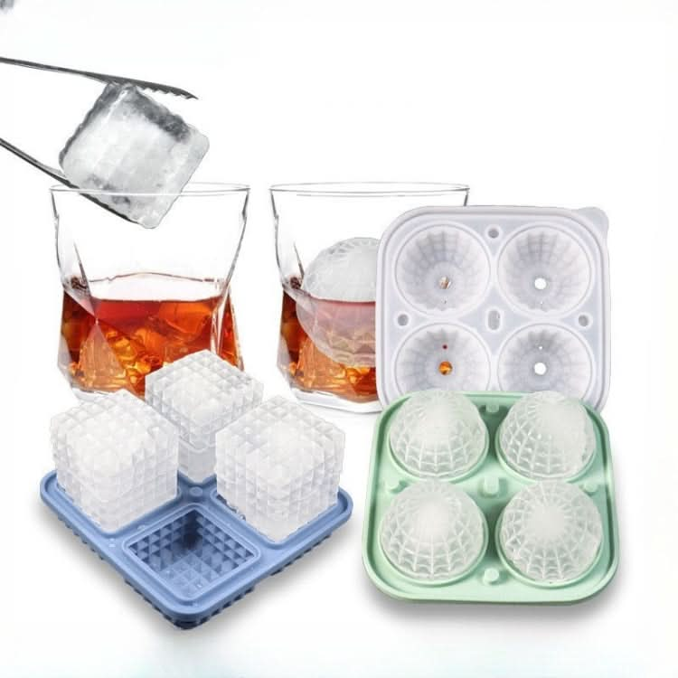 Bar Home Baking Silicone Ice Mold Whiskey Ice Box Reluova