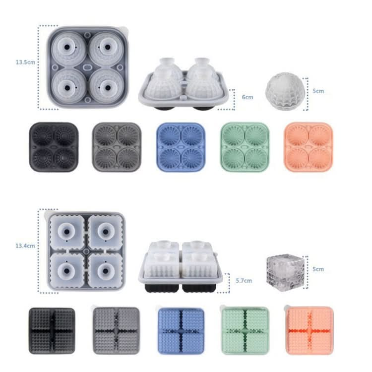 Bar Home Baking Silicone Ice Mold Whiskey Ice Box Reluova