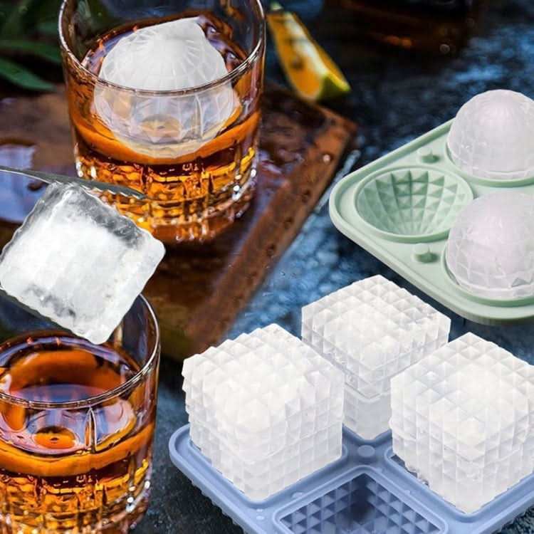 Bar Home Baking Silicone Ice Mold Whiskey Ice Box Reluova