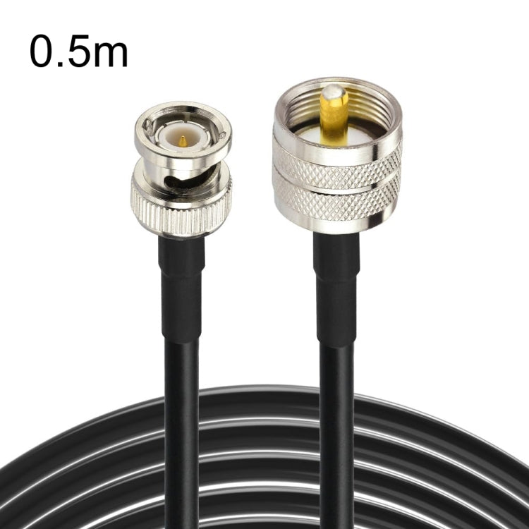 BNC Male To UHF Male RG58 Adapter Cable