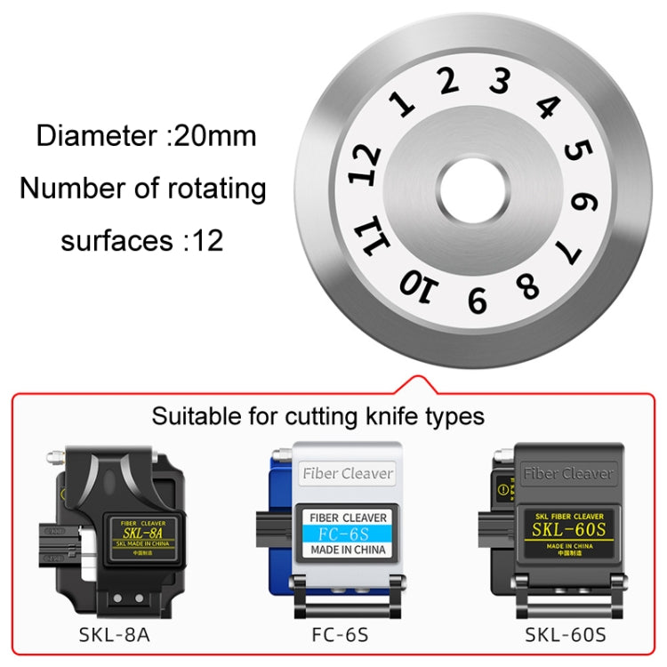 Fiber Optic Cutting Knife Replacement Tungsten Steel Blade