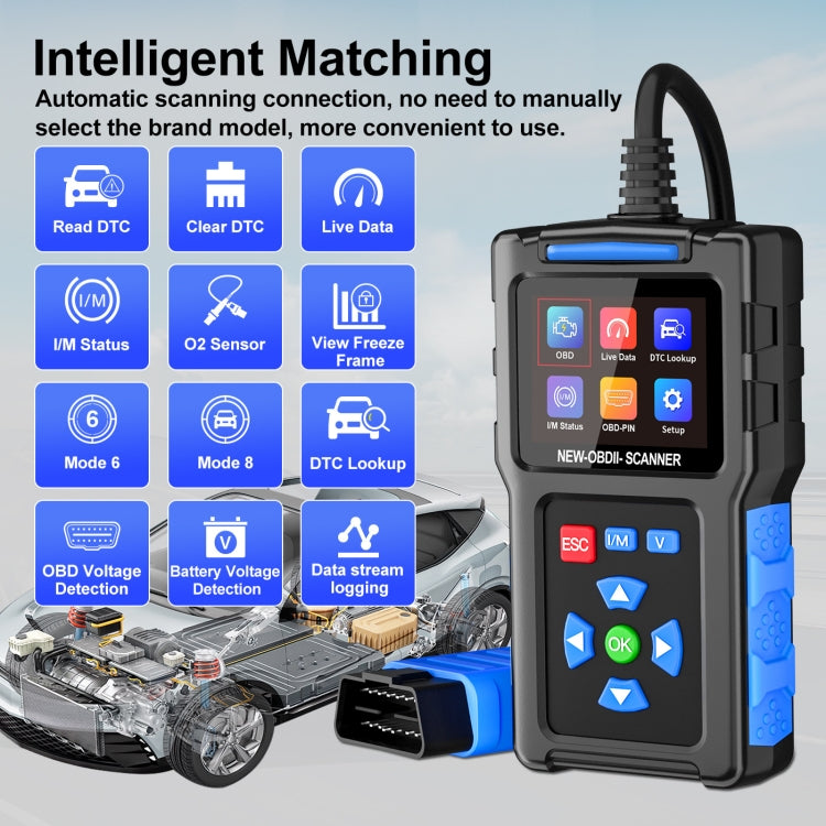 Automobile Fault Diagnostic Instrument OBD2 Engine Tester ELM327