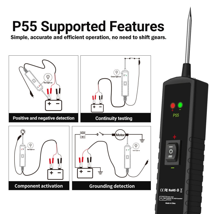 Automotive Electrical Circuit Tester System Short Circuit Tracking Positioning Diagnostic Instrument